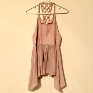 Taupe spaghetti strap top